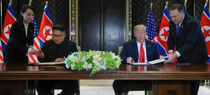 Τραμπ: Η σύνοδος κορυφής με τον Κιμ Γιονγκ Ουν συνέβαλε να αποφευχθεί μια «πυρηνική καταστροφή»